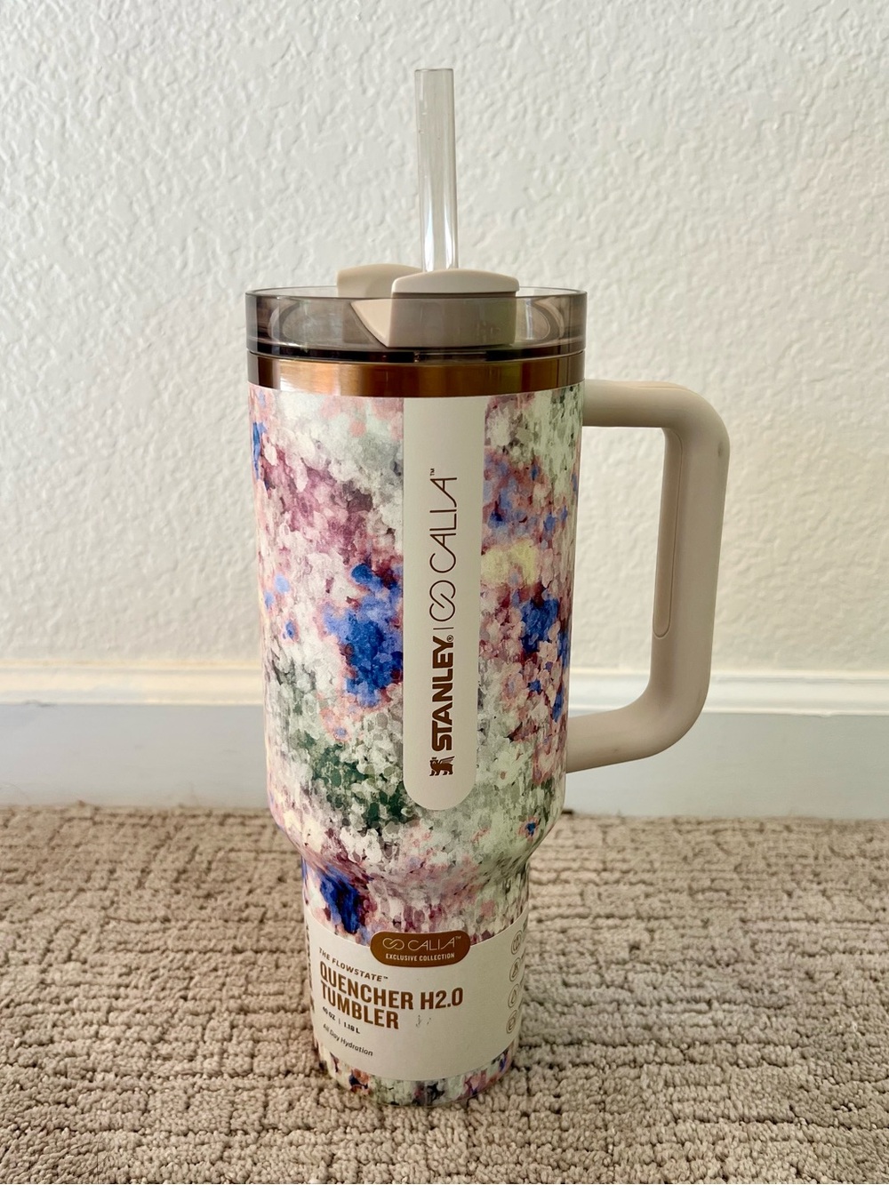 Stanley x CALIA Limited Edition Floral Quencher H2.0 Tumbler
